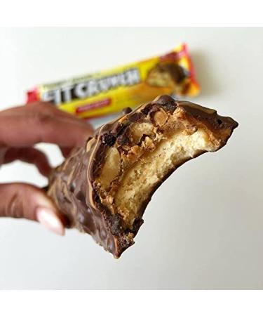 FITCRUNCH Snack Size Protein Bars by Robert Irvine | 6-Layer Baked Bar | Low Sugar & Soft Cake Core | 19-Pack, Peanut Butter & Milk Cookies - Buy Online on GoSupps.com