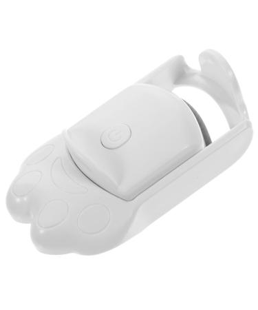 NOLITOY Electric Eyelash Curler Rechargeable Heater USB Charging Eyelash Curler Portable Eyelash Tool Heating Eyelash Curler Makeup Eyelash USB Heater D Battery Curly White Abs