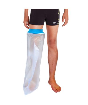 Cast Covers for Shower Leg Adult Waterproof Full Leg Protector Shower Bandage Wound Showering for Broken Long Leg Knee Foot Ankle Wound Burns,Reusable