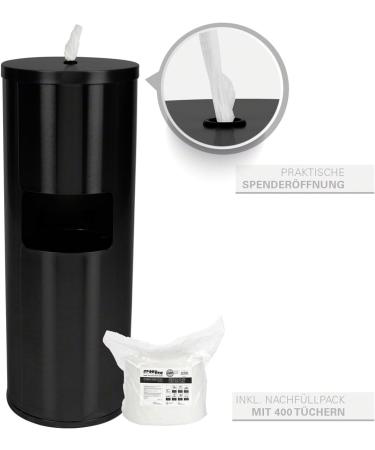 Sport-Tec Stainless Steel Disinfectant Wipe Dispenser - Includes 400 Wipes | International Shipping Available - Buy Online on GoSupps.com