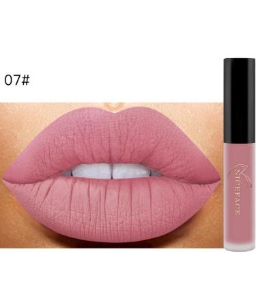 26 Colors Matte Liquid Lipstick Waterproof Moisturizing Glossy Lip Makeup (7#) - Buy Online on GoSupps.com