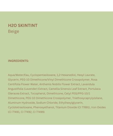 Pixi Beauty H2O SkinTint | Gel Teint Hydratant | Texture L g re et R sistante l Eau | Unifie le Teint et R duit les Rougeurs | Teinte: Beige | 35 ml / 1 2 fl oz - Buy Online on GoSupps.com