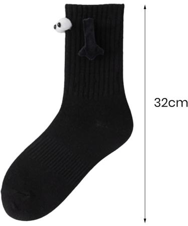 Leasote Magnetic Suction Couple Socks - Big Eyes Design | Fun Gifts for Women & Men - Buy Online on GoSupps.com