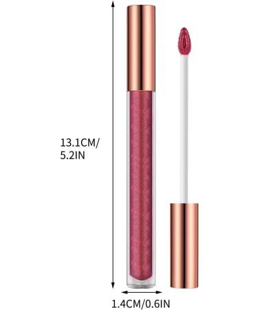 Lip Plumping Gloss Professional Makeup Lip Oil Shiny & Moisturizing Lip Gloss Glitter Lip Gloss Moisturizing Liquid Lipstick Glossy Lip Oil (#04 m) - Buy Online on GoSupps.com