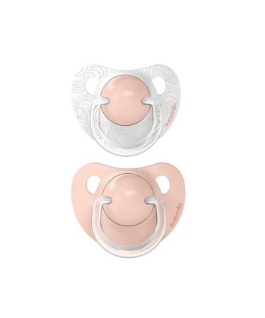 Suavinex Dreams Flat Duo Pink 6-18m Pacifier Silicone SXSDA2083317 2 pieces