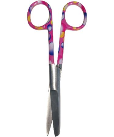 Buy Nurses Scissors 13 cm - Pink Bubbles Lacquered Handle | International Shipping Available - Buy Online on GoSupps.com