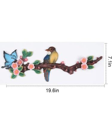 Wall Mounted Coat Racks Wall-Mounted Coat Rack Clothes Bedroom Shoe Cabinet Living Room Hook Creative Bird Wall Hanging Coat Rack Wall Mounted(A) (B) - Buy Online on GoSupps.com