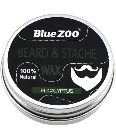 jojomis 30g Beard Balm with Sandalwood/Eucalyptus/Sweet Orange Scent Grooming Growth Soften Mustaches - Eucalyptus - Buy Online on GoSupps.com