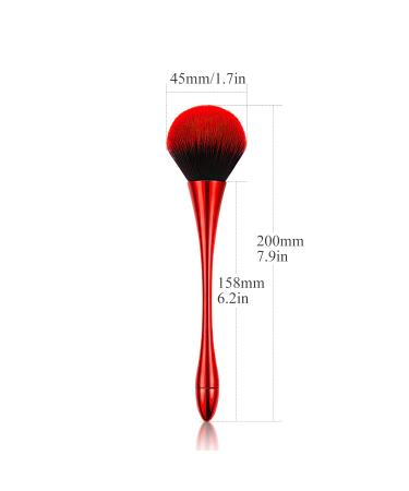 Premium Large Powder Brush - Versatile Makeup Brush for Blush & Bronzer | Ideal for Loose & Pressed Powder Plush Fibers for Flawless Application - Buy Online on GoSupps.com