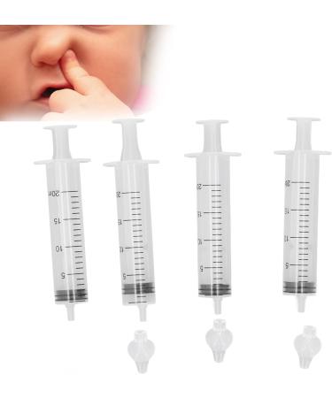 Professional 20ml Syringe Baby Nasal Irrigator with Silicone Tip - Reusable & Portable - Buy Online on GoSupps.com