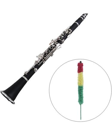 Solustre Clarinet Cleaning Brush - 2 StK Tool Kit for Wind Instruments | Flute Fiber & Cleaning Pad - Perfect Care for Clarinets - Buy Online on GoSupps.com