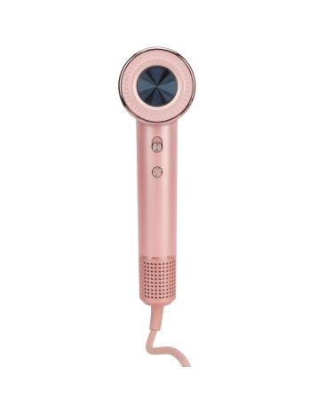 High Speed Hair Dryer 1600W Ionic Hair Dryer 110000RPM Hair Dryer 2 Speed 3 Heat Ionic Blow Dryer Low Noise 5.9ft Cord Length Magnetic Nozzle (US Plug 110V) US Plug 110V Pink