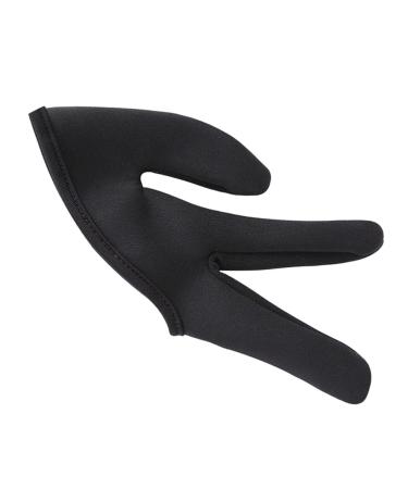 Anneome 1pc Three Finger Cover Hairdressing Finger Glove Barber Gloves Tinting Tool Calor Billiard 3 Finger Hair Mittens Protectors Small Protection Finger Guards Dye Hand Straightener