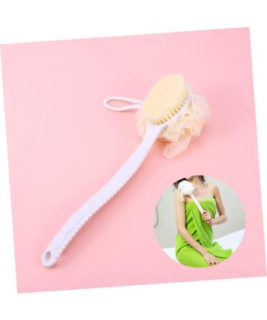 Healvian Shower Brush - Body Bath Scrubber & Massage Brush | Soft Back Loofah Scrubber Towel - White - Buy Online on GoSupps.com