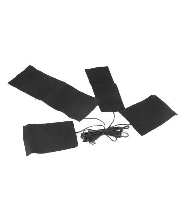 Electrical USB heating pillow 4 in 1.3 gear Temperature regulation 30-50 Fast heat safe waterproof folded fold-proof multifunctional for heating neck clothing vests underwear etc.
