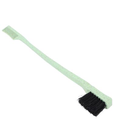 Dual Head Eyebrow Brush - Perfect for Beauty Salons Barber Shops & Home Use - Green - Buy Online on GoSupps.com