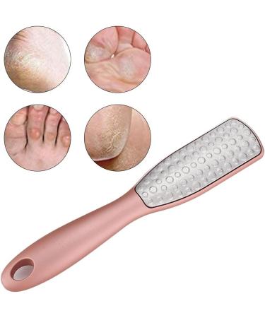 Verdant Touch Foot Dead Skin Remover Stainless Steel Double Sided Foot File Callus Remover Pedicure Tool for Dead Skin Foot Rasp Rose Gold - Buy Online on GoSupps.com