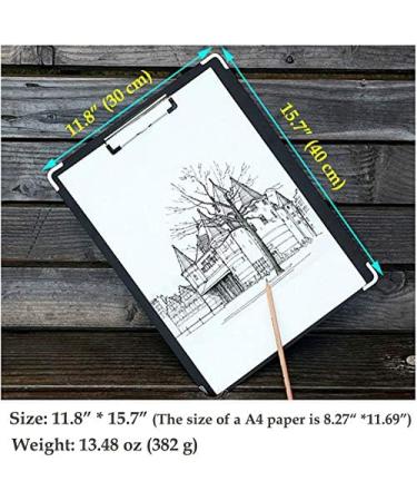 Waterproof Black Artist Sketch Board | Painting & Drawing Clipboard | 15.7 x 11.8 | Art Supply for Studio, Classroom, Travel | Field Use - Buy Online on GoSupps.com