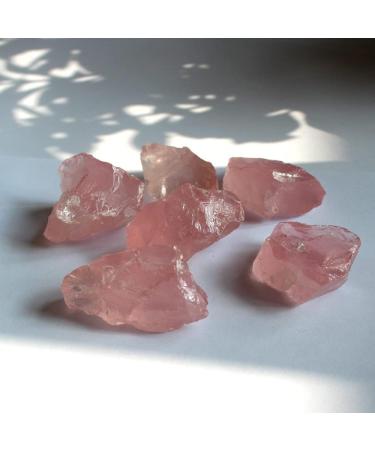 1pcs Natural Raw Pink Rose Quartz Crystal Rough Stone Specimen Crystal Love Natural Stones and Minerals Fish Tank Stone (Size : 20-30g) - Buy Online on GoSupps.com