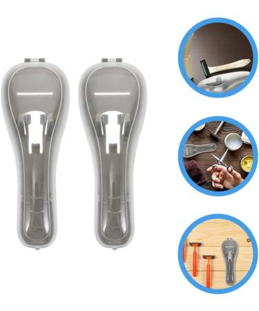 FOMIYES 2 STK Razor Storage Box | Leather Blade Cover for Rust Protection & Travel | Durable Razor Holder & Protective Cover - Buy Online on GoSupps.com