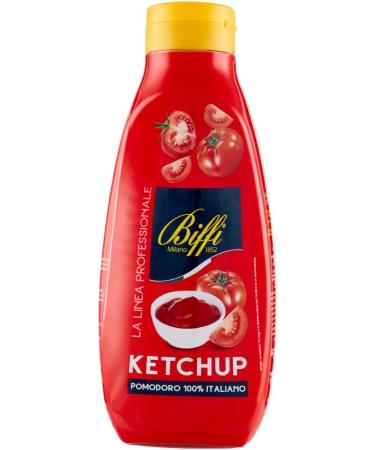 Italian Gourmet E.R. Biffi Tomato Ketchup with 100% Italian tomatoes 950g of tomato ketchup (fruity tomato flavor) + 400g gourmet Italian polpa - Buy Online on GoSupps.com