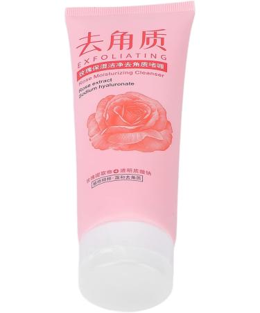 Qukaim Exfoliating Gel Exfoliating Gel Moisturizing Exfoliator with Rose Extract 120g Oil Control Cuticle Removal Deep Pore Cleansing - Buy Online on GoSupps.com