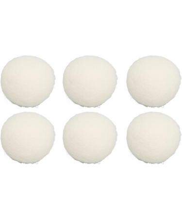 Fabric Softener Balls Wool Drying Balls Bag Packed Pack of 6 Reducing Static Electricity for Clothes (7 cm) - Buy Online on GoSupps.com