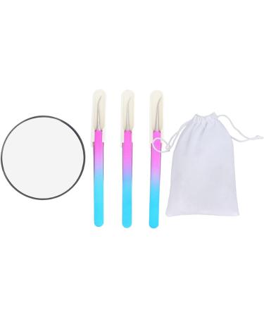 Facial Cleansing Tool Set Gentle Practical Multi-Purpose Portable Sensitive Cleanser Magnifying Mirror Blackhead Remover with Storage Bag for Daily Skin Care - Buy Online on GoSupps.com