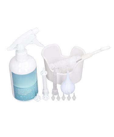 Ear Irrigation Flushing System Kit Water Washing Syringe Squeeze Bulb Ear Cleaning Rinse Kit Diaper Fasteners for Adults Kids Pins & Fastener
