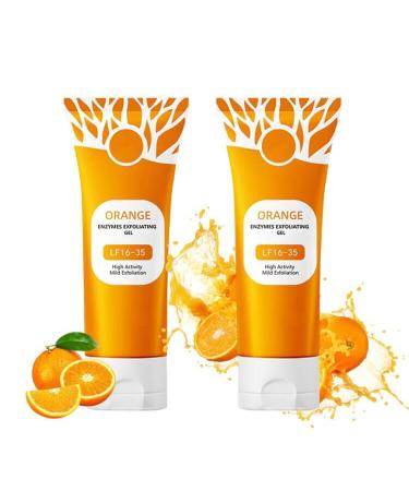 Pure Clean Scrub Gommage Visage Exfoliant Et Lissant Hydratant aux Enzymes D'orange Nettoie en Profondeur et Hydrate Visage Corps 100ml
