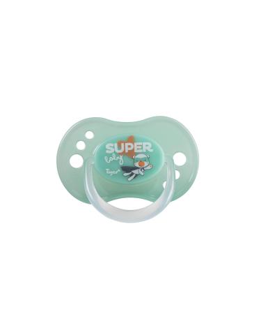 TIGEX 320174 2 x Reversible dummies with soft collar Cool Sensitive Silicone 18 months and over