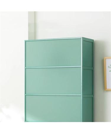 Stackable Shoe Cabinet - Multi Layer Shoe Storage Cabinet Free Standing Shoe Organizer with Flip-up Doors for Closet Hallway Bedroom Entryway Green Shoe (Size : 70x33x40CM) - Buy Online on GoSupps.com