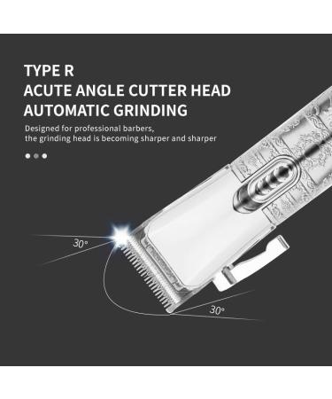 Professional Cordless Hair Clippers for Men - Rechargeable Trimmer with LCD Display | Electric Fade Hair Cutter | Ideal for Barbershop & Home Use - Buy Online on GoSupps.com