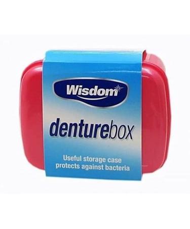 Wisdom Denture Box Storage Container - Assorted Colours