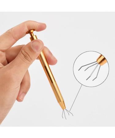 Jewelry Prong Tweezer Piercing Ball Grabber Tool 4 Prongs Holder Diamond Pick Up Tool piercing ball grabber - Buy Online on GoSupps.com