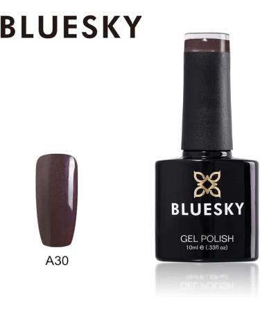 Bluesky Gel Nail Polish Dark Purple A030 Long Lasting Chip Resistant 10 ml (Requires Curing Under UV LED Lamp) - Buy Online on GoSupps.com