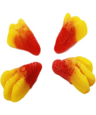  Fruchtgummi B ren & Co. Jelly Chicken Feet Fruit Gum Red and Halal Yellow 175g - Buy Online on GoSupps.com