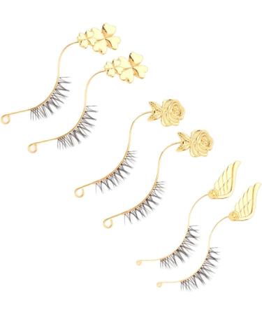 Beavorty 3 Pairs Fake Eyelash Applicator Tool - Delicate Lash Curler for Extensions & Mascara | Easy False Lashes Application - Buy Online on GoSupps.com