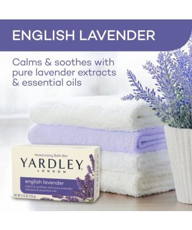 Yardley English Lavender Bar Soap Twin Pack - Gentle Cleansing & Moisturizing Calming Lavender Scent British Heritage Soap 4.25 Oz - Buy Now - Buy Online on GoSupps.com