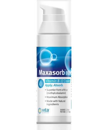 Vitamin B12 Cream 1000mcg Methylcobalamin - Energy & Skin Health Booster for Eczema & Psoriasis - Buy Online on GoSupps.com