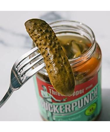 SuckerPunch Gourmet Dill Pickle Spears 24oz - 2-Pack Classic Flavor - Buy Online on GoSupps.com