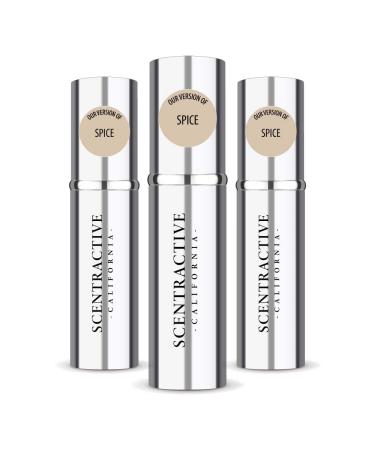 CA Perfume Impression of Emra Spice For Women & Men Fragrance Concentrated Long Lasting Eau de Parfum Spray Refillable Glass Atomizer Bottle 0.17 Fl Oz/5ml-X3 EMRA SPICE 0.51 Fl Oz (Pack of 1)