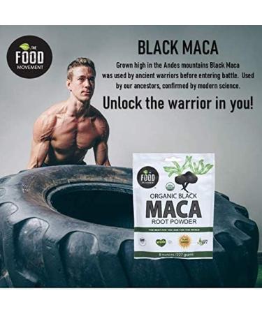Black Maca 500mg - Organic Non-GMO Vegan Capsules for Whole Body Wellness | 60 Count Supplement - Buy Online on GoSupps.com