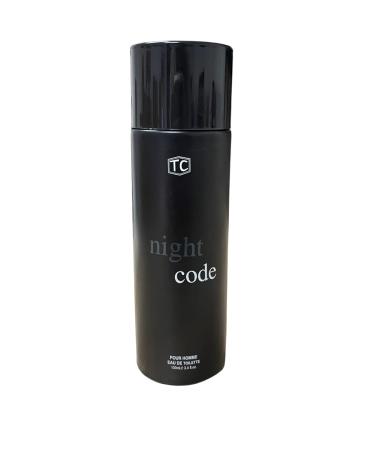 Night Code Cologne for Men (Inspired by Armani Code) 3.4oz/100ml Natural Spray Long Lasting - Buy Online on GoSupps.com