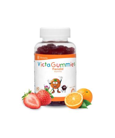 Dr. T Prenatal Gummies for Expectant Moms - Berry & Orange Flavor - Essential Prenatal Vitamins w/Folate Biotin & Zinc - Supports Healthy Pregnancy & Baby Growth - 60 Pectin Gummies - 180g (1 Pack)