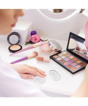 4 Pieces Silicone Makeup Sponge Silicone Makeup Blender Washable Premium Quality Gel Foundation Makeup and Puff for Liquid Primer Foundation Cream Contour or Concealer - Buy Online on GoSupps.com