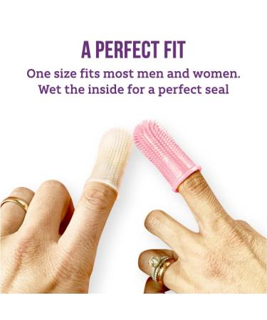 Baby Toothbrush Set for 6-24 Months | 360 Silicone Bristle Toothbrushes - Blue (2 Pack - Buy Online on GoSupps.com