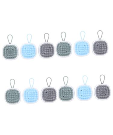 Gleavi 12 pth shampoo-brush swimming brush made of rubber children's shampoo hairbrush shampoo brush for the scalp massage devices for the scalp made of silicone