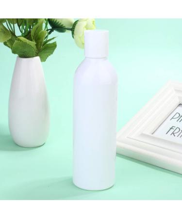 Minkissy 6pcs Portable Dispensing Empty Bottles Clear Water Bottle Refillable Shampoo and Conditioner Cosmetic Containers Shampoo Bottles Empty Shower Gel Bottle White Travel Lotion Filling - Buy Online on GoSupps.com