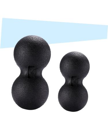 Buy Homsfou 4-Piece Therapy Yoga Balls Set - Peanut Massage & Fitness Tools for Back Relief - Medium - Blue - Buy Online on GoSupps.com